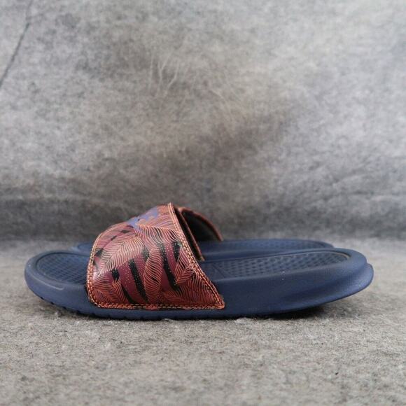 Nike Shoes Mens 7 Sandals Slides Benassi Slip On Casual Active Recovery Comfort - Picture 4 of 13